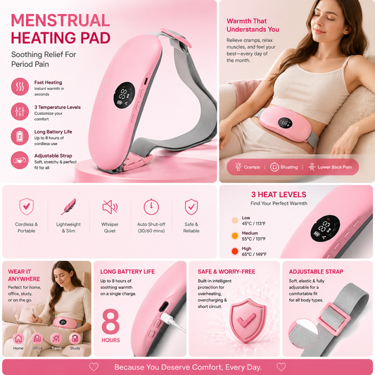 Portable Cordless - Menstrual Heating Pad