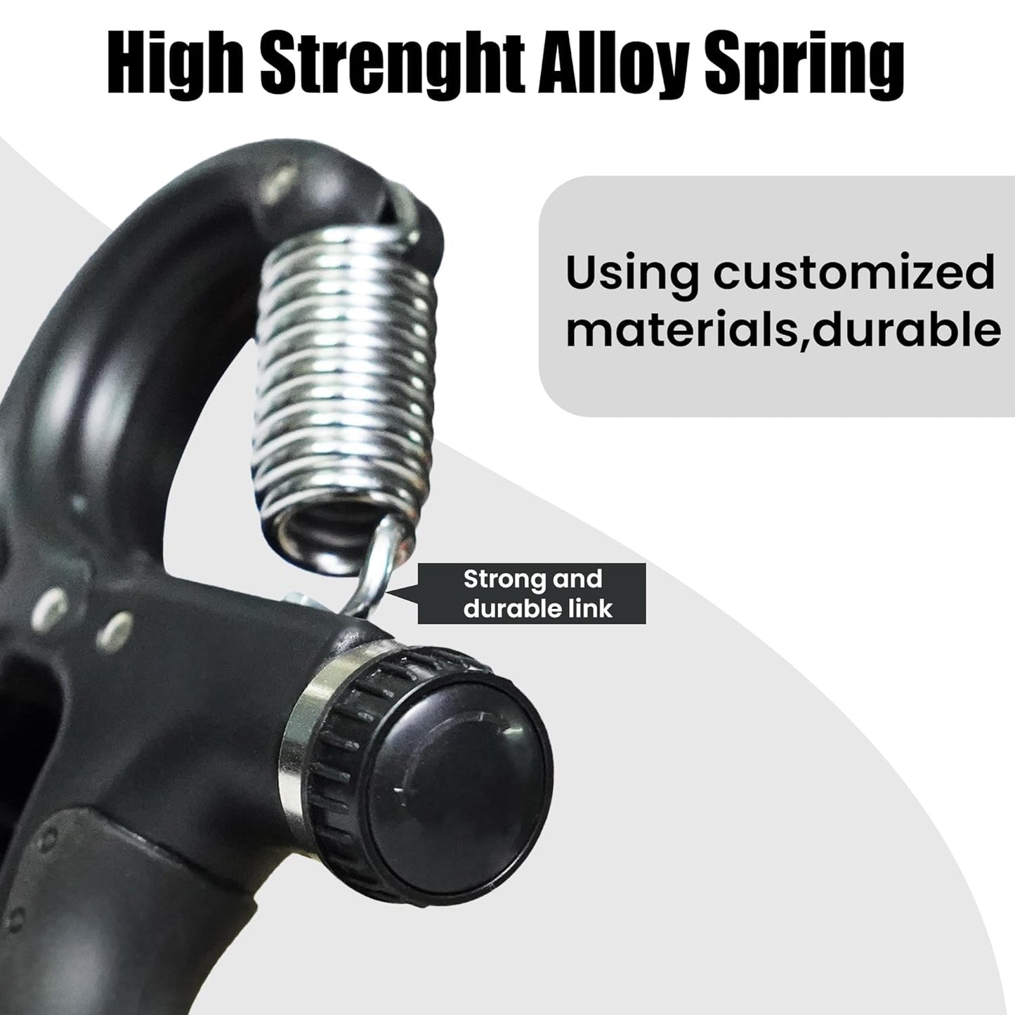 Build Strong Grip With Adjustable Hand Gripper