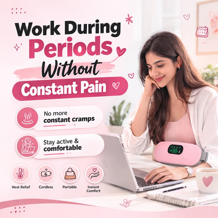 Portable Cordless  - Menstrual Heating Pad