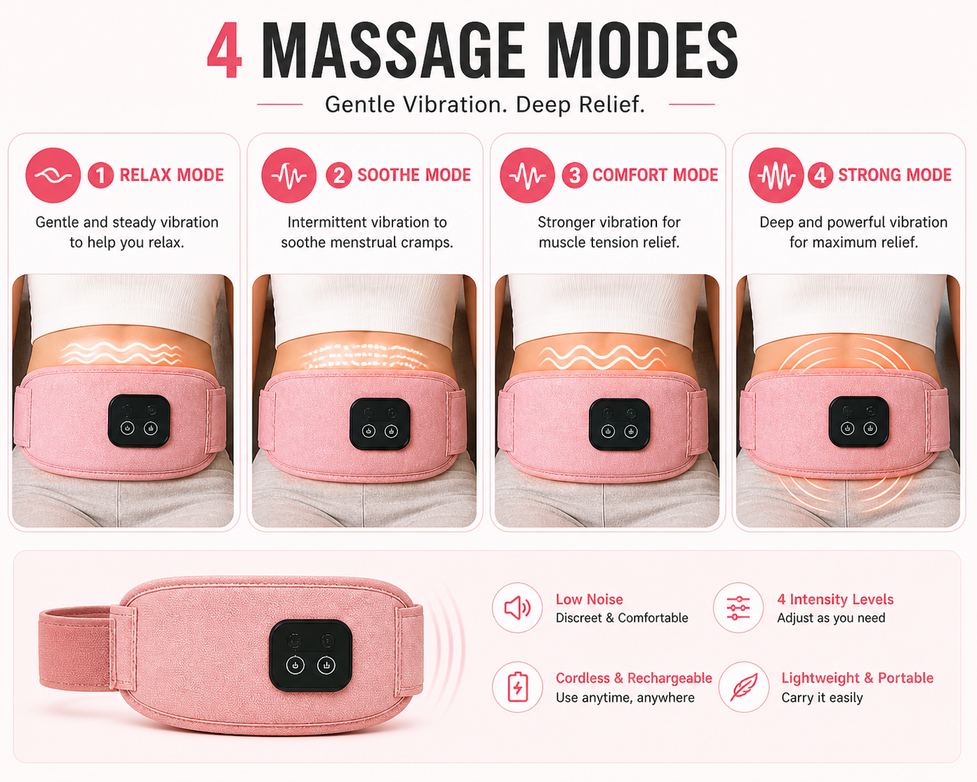 Portable Cordless  - Menstrual Heating Pad